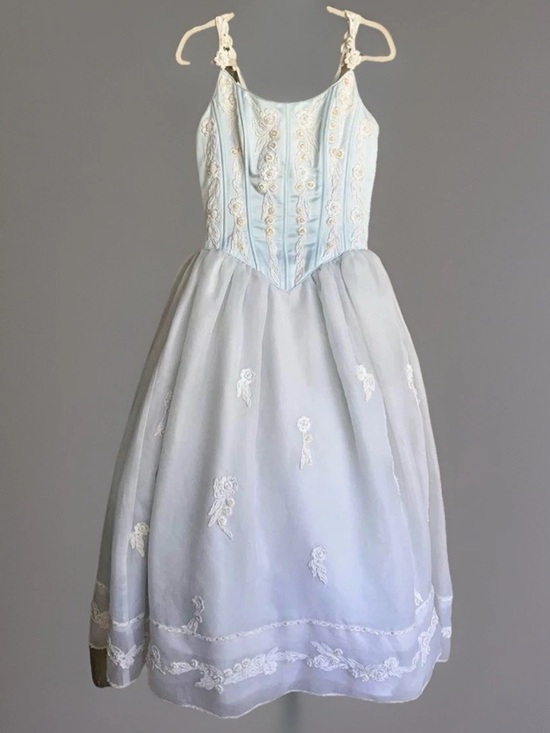 Vintage Dresses & Skirts - Fairytale Princess Ballgown Quinceanera Dress Corset Bodice Full Maxi Skirt 12